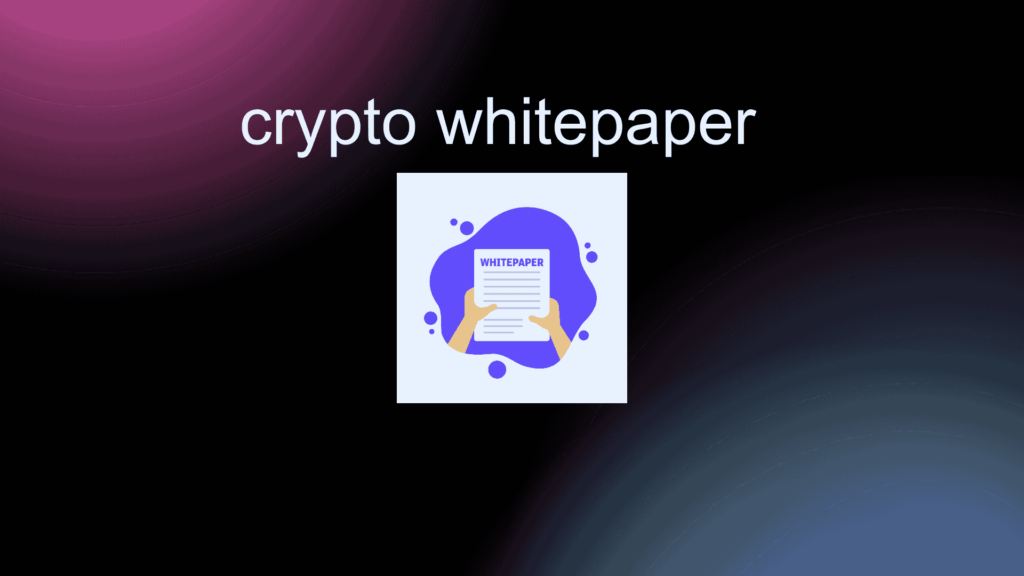 cryptocurrency whitepaper